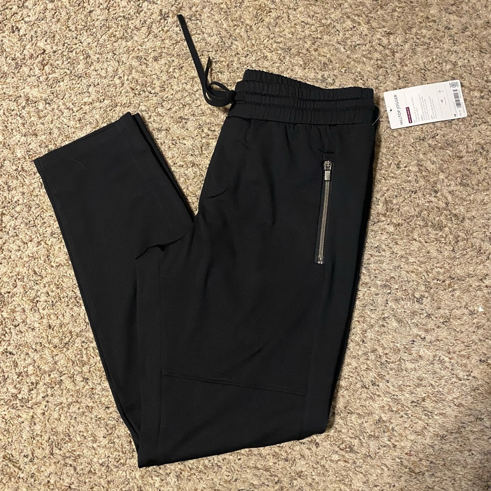Athleta Black Performance Joggers Size Medium NWT